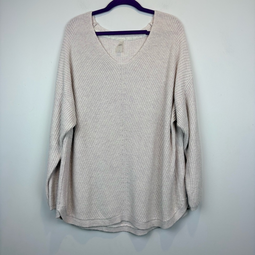 Hyba baby pink V-Neck Sweater